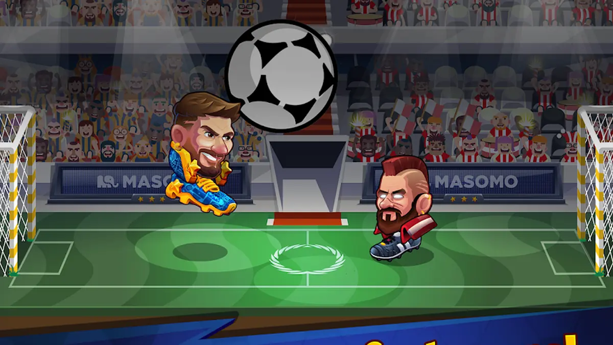 Pojedynek jeden na jeden w grze Head Ball 2